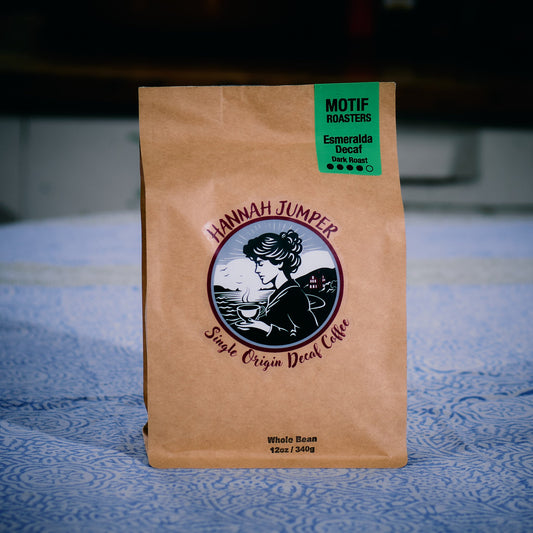 Hannah Jumper - Decaf - Dark Roast - Motif Roasters